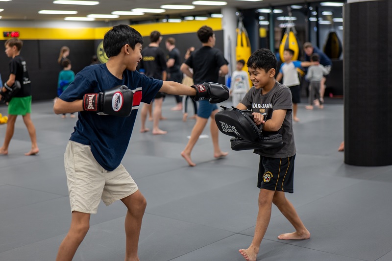 Sydney kids martial arts class - Children learning BJJ and Muay Thai at Movement Martial Arts